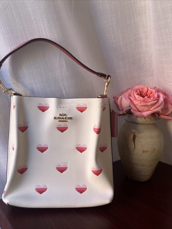 Brand New Coach Heart bucket bag With Detachable Crossbar/shoulderbag Handles