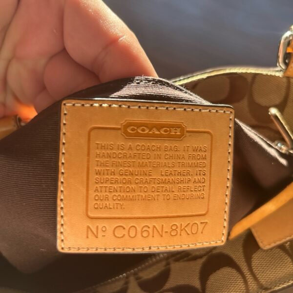 Authentic Vintage Coach Purse • Signature Canvas • Timeless Y2K Style