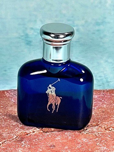 Vintage POLO BLUE Ralph Lauren Men EDT MINI .25oz/7ml New Old Stock Miniature