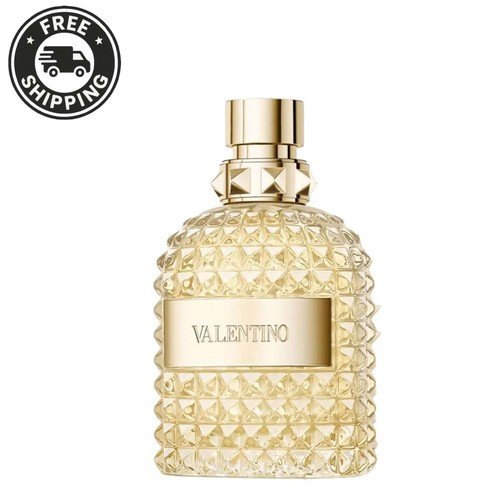 Valentino Uomo Born In Roma The Gold EDT 3.4 oz Cologne for Men