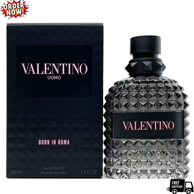 Valentino Uomo Born In Roma 3.4 oz. Eau de Toilette Spray for Men New authentic