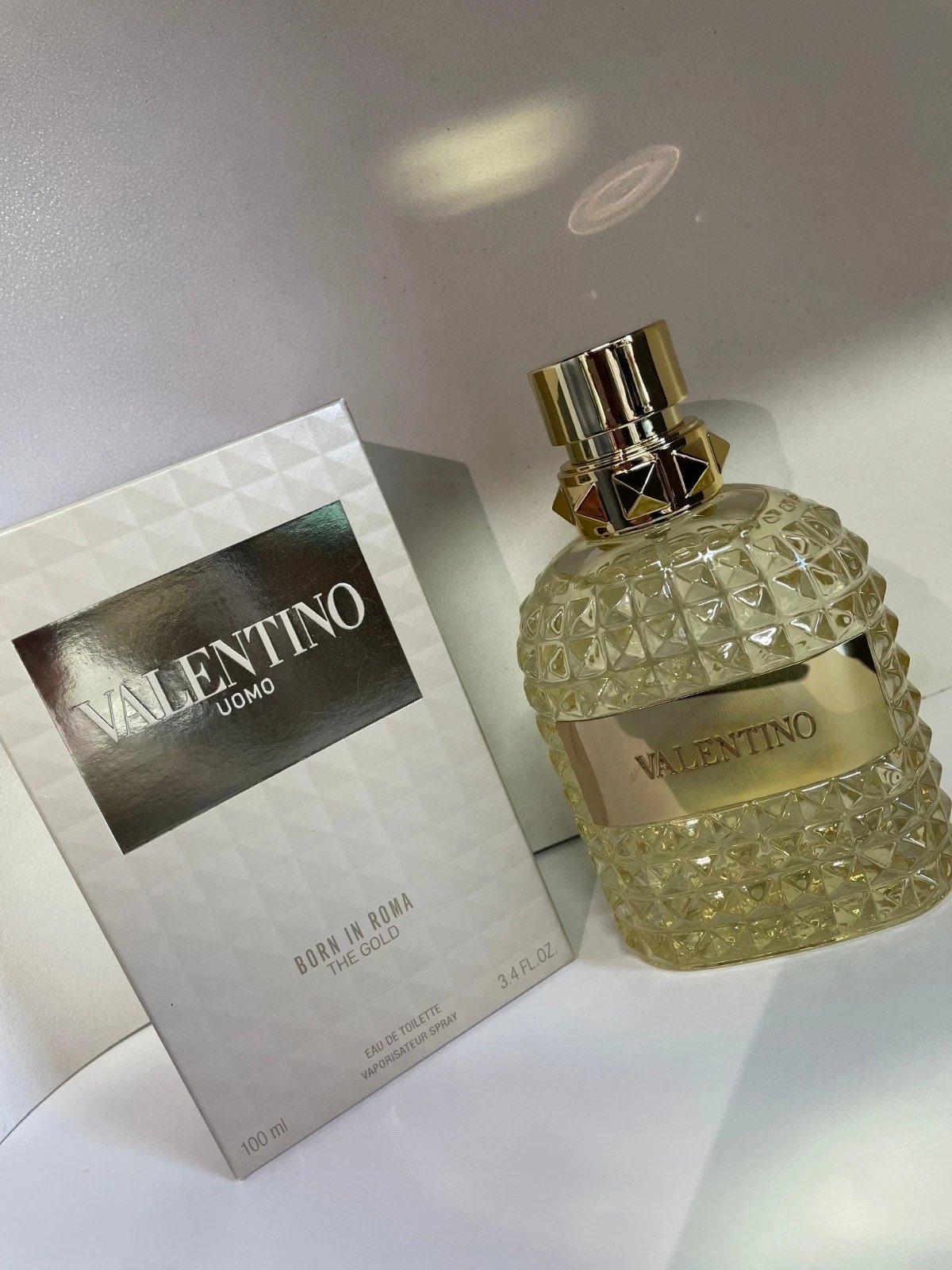 VALENTINO UOMO BORN IN ROMA THE GOLD EDT 3.4oz 100ml SPRAY