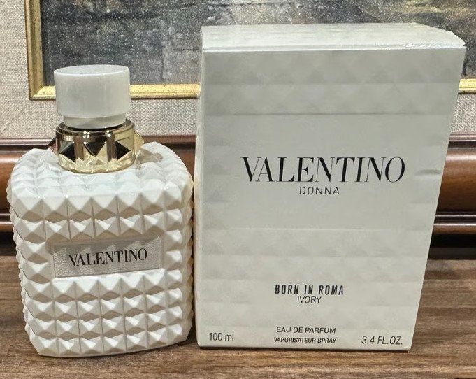 VALENTINO DONNA BORN IN ROMA IVORY EAU DE PARFUM SPRAY WOMEN 3.4 Oz / 100 ml NEW