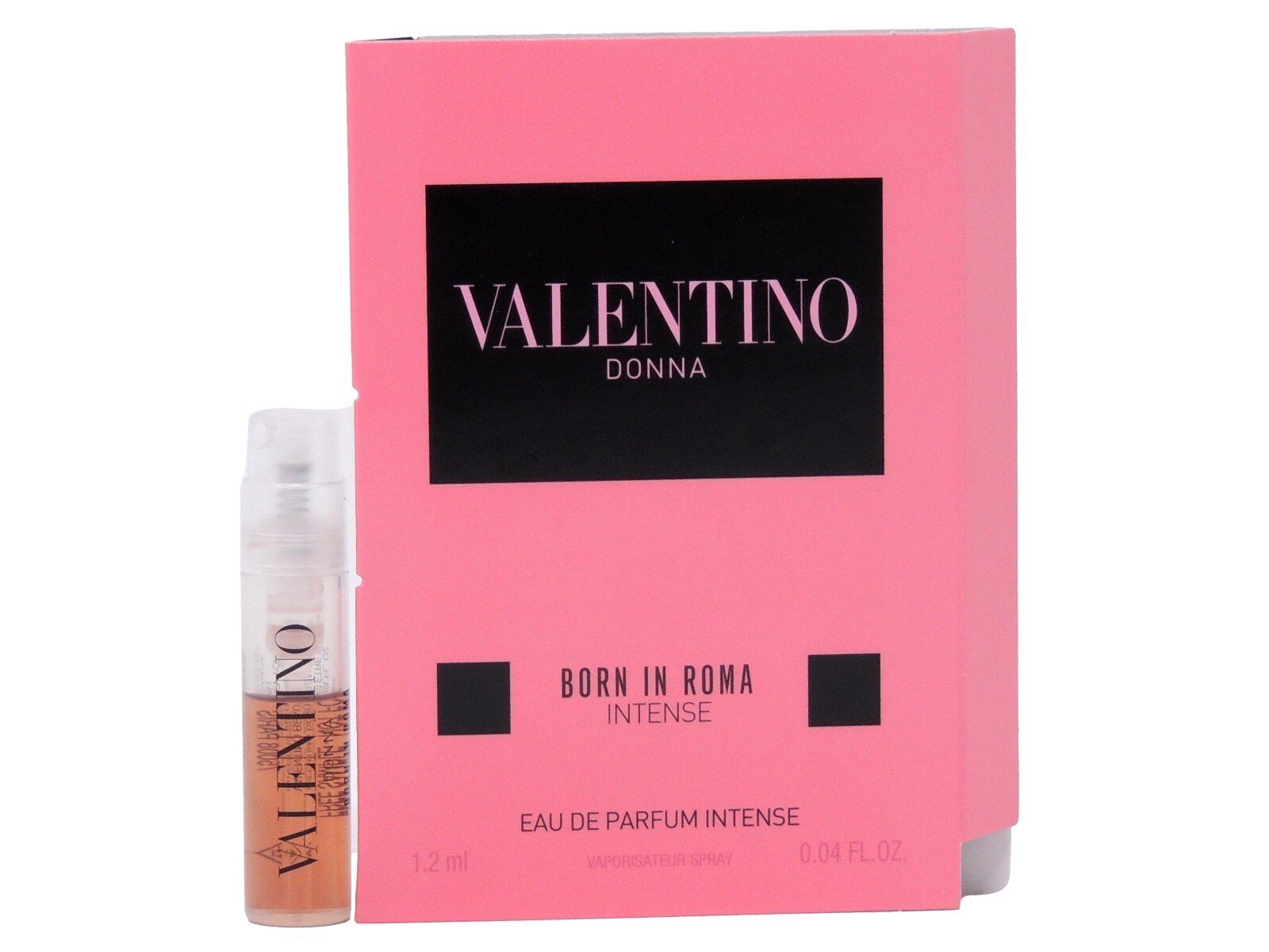 VALENTINO DONNA BORN IN ROMA INTENSE EDP 1.2ml .04oz x 1 PERFUME SPRAY SAMPLE
