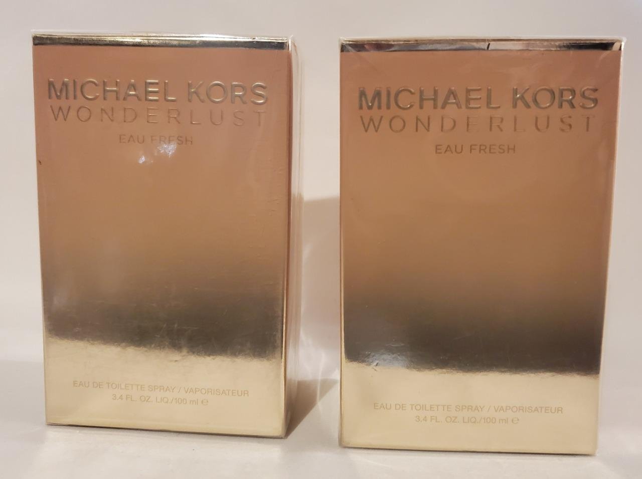 2 MICHAEL KORS *WONDERLUST EAU FRESH* EDT perfume 3.4oz 100ml **FREE SHIPPING**