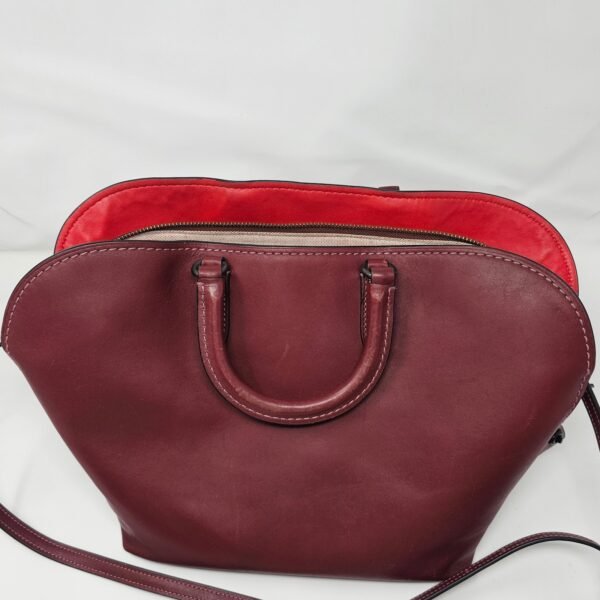 COACH Genuine Glove Tanned Leather Double Handle Tote Retail 795.00